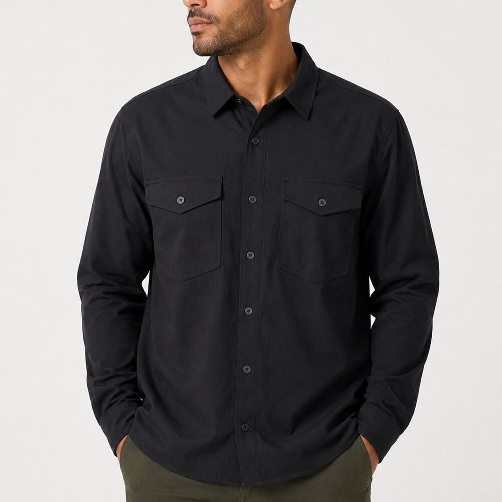 Ten Thousand Field Tactical Overshirt Black Size Medium NWT